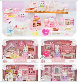 Girls Mini Rabbit Play House