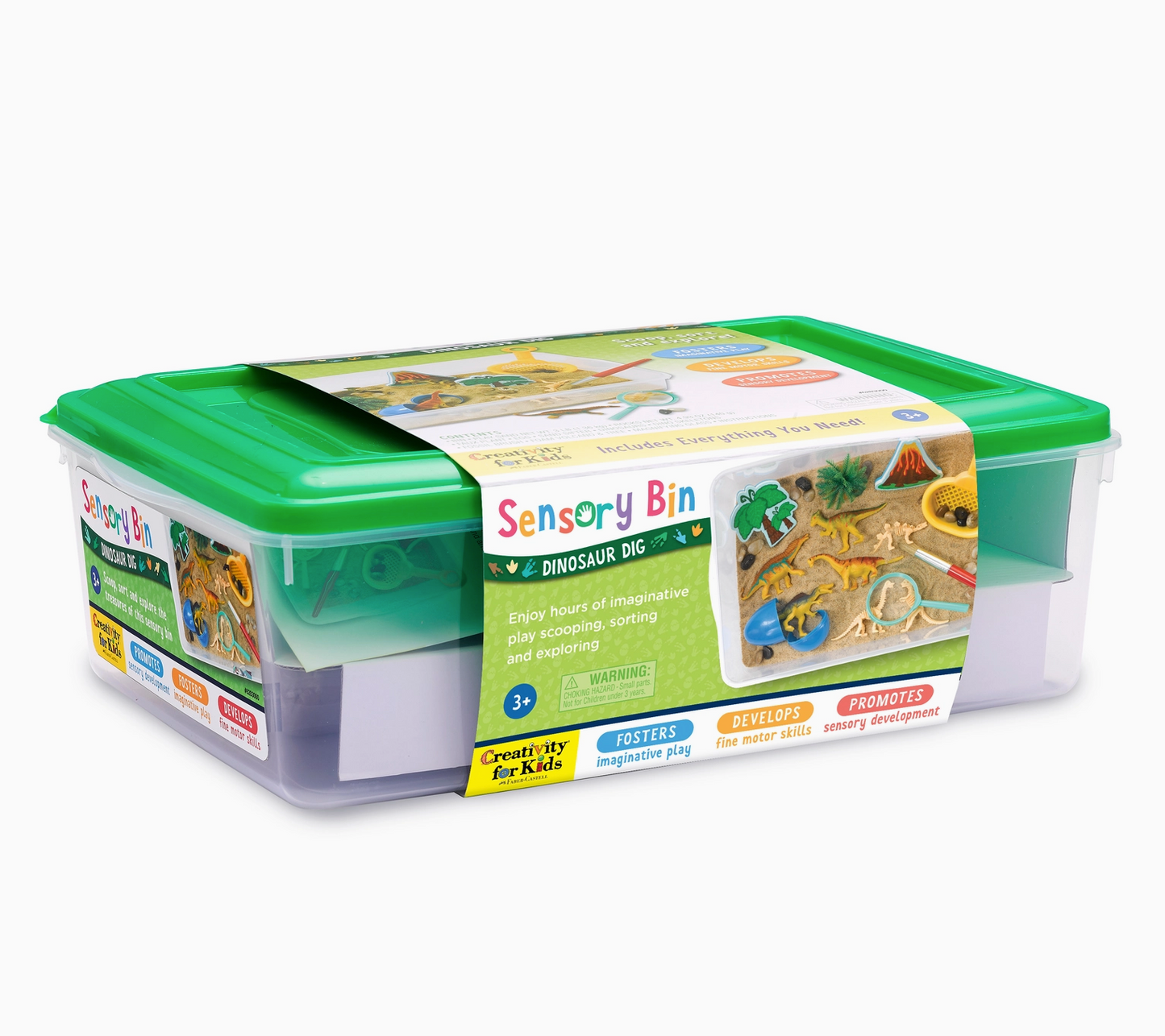 Sensory Bin Dinosaur Dig