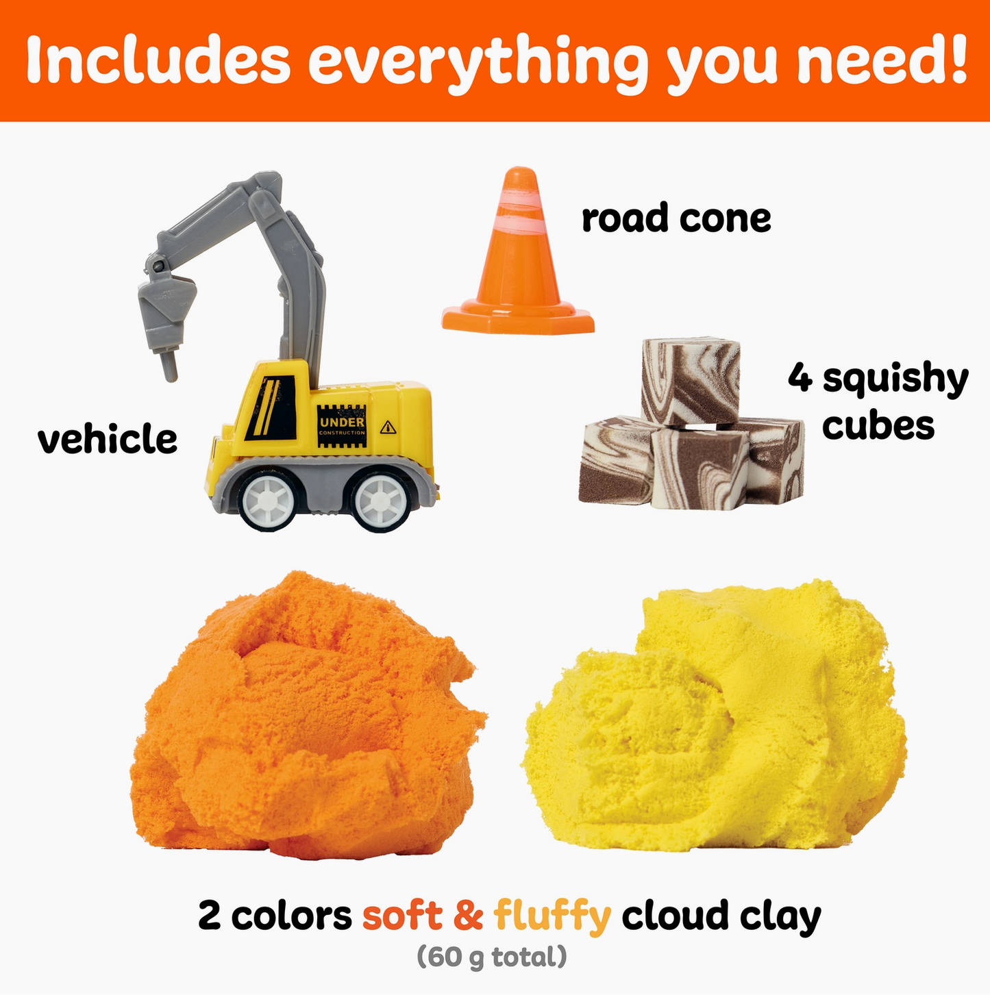 Sensory Mini Play Kit Jar - Construction