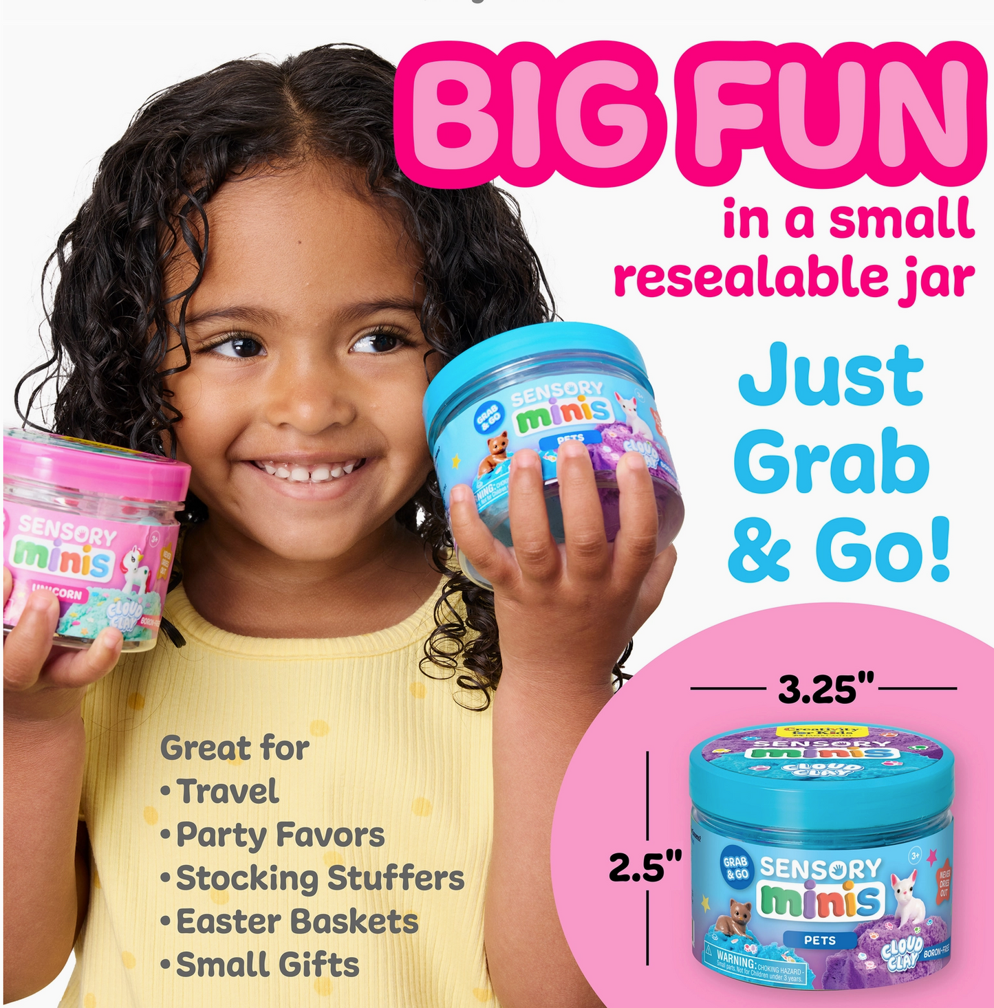 Sensory Mini Play Kit Jar - Pets